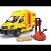 Bruder Toys MB  DHL Sprinter w. Manual Pallet Jack #02534