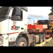 Transporte Boom Cerromatoso CAT 777G